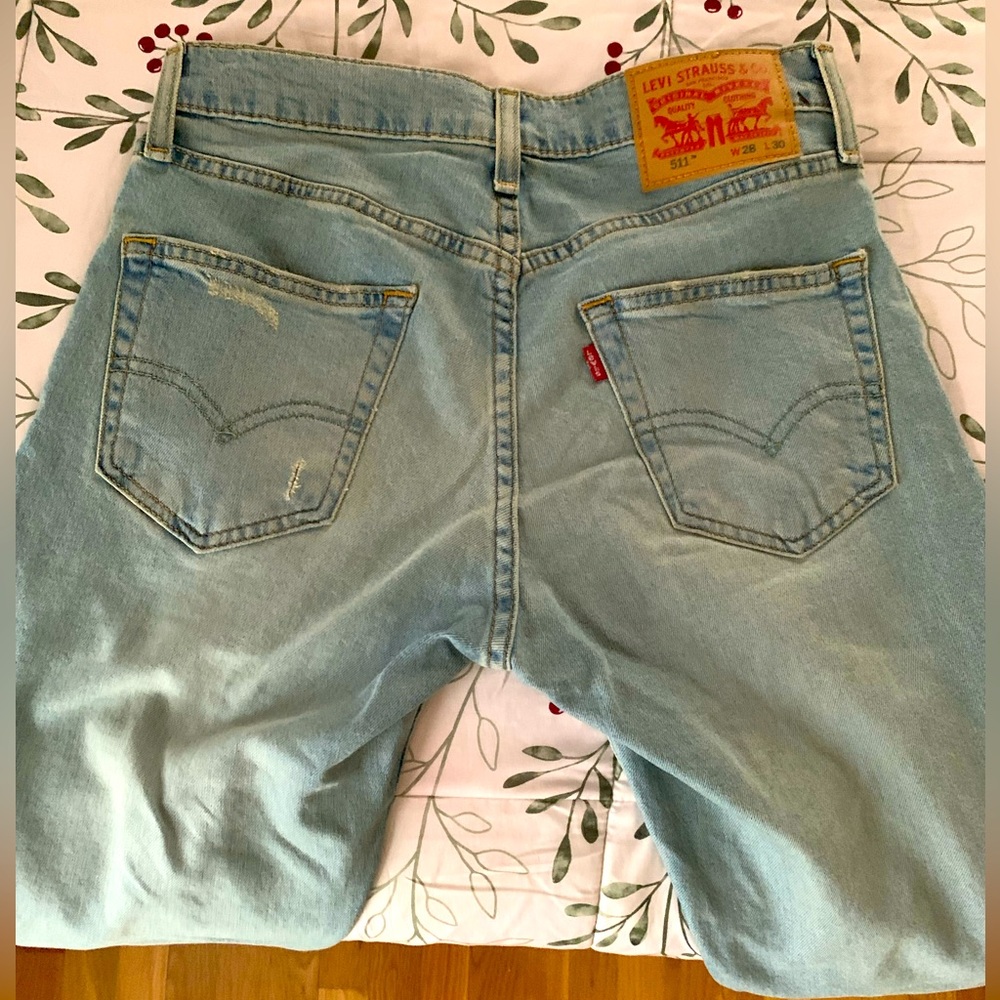 Mens Levi’s 511 28x30 Modern Slim Fit jeans